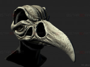 The KhonShu Mask - Moon Knight Marvel 3D print model 3D Print Model