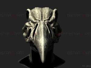 The KhonShu Mask - Moon Knight Marvel 3D print model 3D Print Model