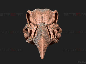The KhonShu Mask - Moon Knight Marvel 3D print model 3D Print Model