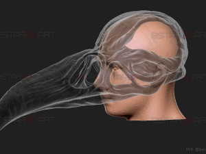 The KhonShu Mask - Moon Knight Marvel 3D print model 3D Print Model