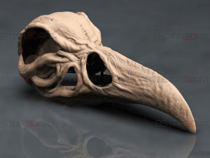 The KhonShu Mask - Moon Knight Marvel 3D print model 3D Print Model