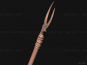 KhonShu Crescent Scythe - Moon Knight Marvel Cosplay 3D Print Model