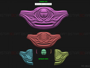 The KhonShu Belt - Moon Knight Marvel Comics Cosplay Model do druku 3D