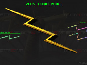 Zeus ThunderBolt - Marvel Comics Cosplay 3D 프린트 모델