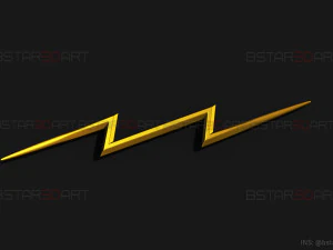 Zeus ThunderBolt - Marvel Comics Cosplay 3D Print Model
