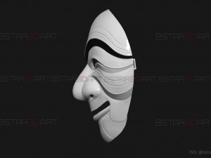 Money Heist Mask - Korea - Joint Economic Area 3D print model Modelo de impresión 3D