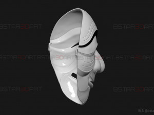 Money Heist Mask - Korea - Joint Economic Area 3D print model Modelo de impresión 3D