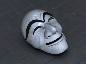 Money Heist Mask - Korea - Joint Economic Area 3D print model Modelo de impresión 3D