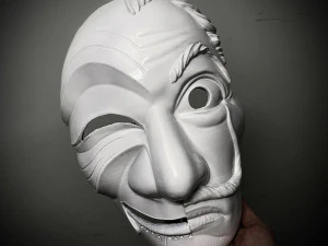 Money Heist Mask - Mixed Version Korea and Spainish 3D Print Model