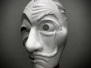 Money Heist Mask - Mixed Version Korea and Spainish 3D Print Model