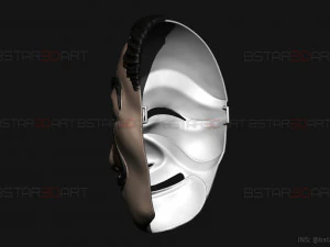 Money Heist Mask - Mixed Version Korea and Spainish 3D Print Model