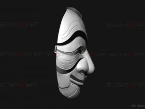 Money Heist Mask - Mixed Version Korea and Spainish 3D Print Model