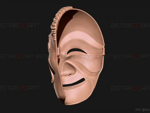 Money Heist Mask - Mixed Version Korea and Spainish 3D Print Model