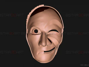 Money Heist Mask - Mixed Version Korea and Spainish 3D Print Model