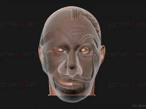 Money Heist Mask - Mixed Version Korea and Spainish 3D Print Model