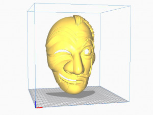 Money Heist Mask - Mixed Version Korea and Spainish 3D-Druckmodell