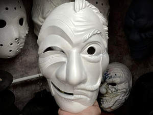 Money Heist Mask - Mixed Version Korea and Spainish 3D-Druckmodell