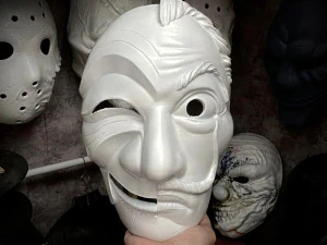 Money Heist Mask - Mixed Version Korea and Spainish 3D Print Model