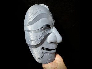 Money Heist Mask - Mixed Version Korea and Spainish 3D-Druckmodell