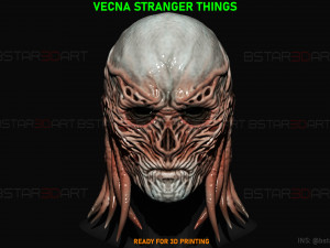 Vecna Mask - Stranger Things Cosplay 3D Print Models