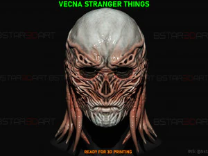Vecna Mask - Stranger Things Cosplay 3D Print Model