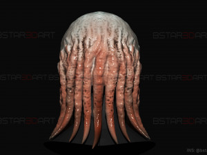 Vecna Mask - Stranger Things Cosplay Modelo de Impressão 3D