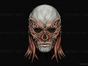 Vecna Mask - Stranger Things Cosplay 3D Print Model