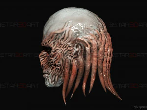 Vecna Mask - Stranger Things Cosplay 3D Print Model