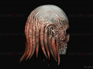 Vecna Mask - Stranger Things Cosplay 3D Print Model