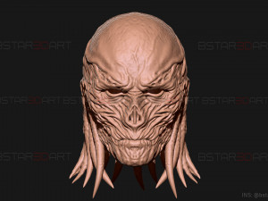 Vecna Mask - Stranger Things Cosplay Modelo de Impressão 3D