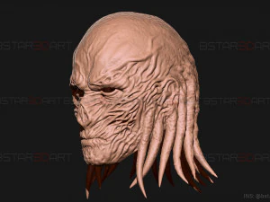 Vecna Mask - Stranger Things Cosplay 3D Print Model