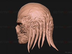 Vecna Mask - Stranger Things Cosplay Modelo de Impressão 3D
