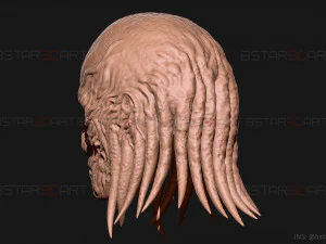 Vecna Mask - Stranger Things Cosplay 3D Print Model