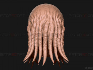 Vecna Mask - Stranger Things Cosplay Modelo de Impressão 3D