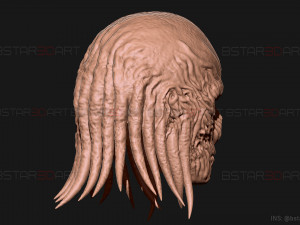 Vecna Mask - Stranger Things Cosplay Modelo de Impressão 3D