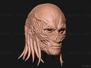 Vecna Mask - Stranger Things Cosplay Modelo de Impressão 3D