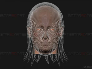 Vecna Mask - Stranger Things Cosplay 3D Print Model