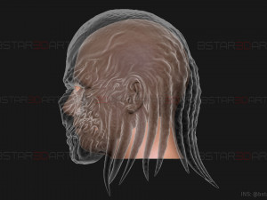 Vecna Mask - Stranger Things Cosplay Modelo de Impressão 3D