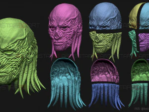 Vecna Mask - Stranger Things Cosplay 3D Print Model