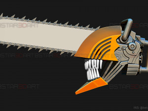 Chainsaw Man Helmet - Denji Cosplay 3D print model 3D Print Model