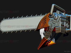 Chainsaw Man Helmet - Denji Cosplay 3D print model 3D Print Model