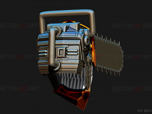 Chainsaw Man Helmet - Denji Cosplay 3D print model 3D Print Model