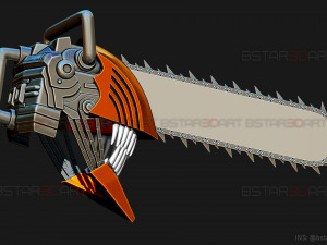 Chainsaw Man Helmet - Denji Cosplay 3D print model 3D Print Model