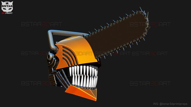 Chainsaw Man Helmet Denji Cosplay 3D print model 3D Print Model