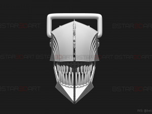 Chainsaw Man Helmet - Denji Cosplay 3D print model 3D Print Model