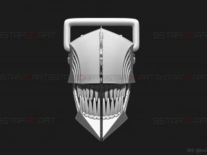 Chainsaw Man Helmet - Denji Cosplay 3D print model 3D Print Model