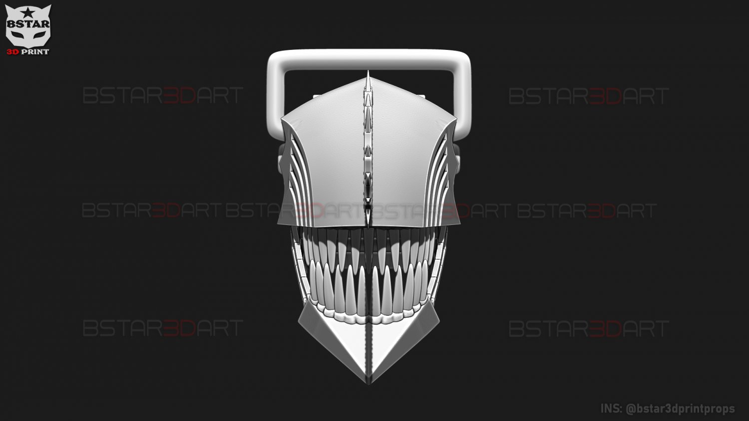 STL file Chainsaw man helmet / Cosplay Denji / mask / helmet 🪚・Template to  download and 3D print・Cults