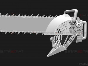 Chainsaw Man Helmet - Denji Cosplay 3D print model 3D Print Model