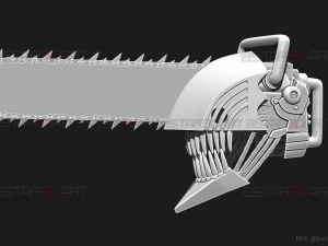 Chainsaw Man Helmet - Denji Cosplay 3D print model 3D Print Model