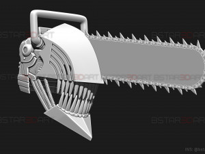 Chainsaw Man Helmet - Denji Cosplay 3D print model 3D Print Model